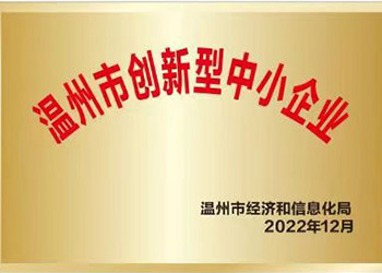 溫州市創(chuàng)新型中小企業(yè)